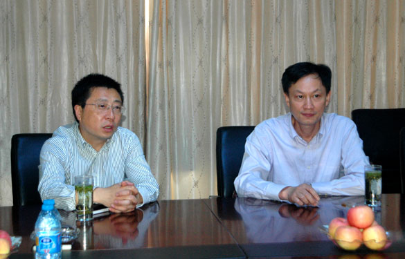 溧阳市地税局局长戚浩东一行来金年会集团调研