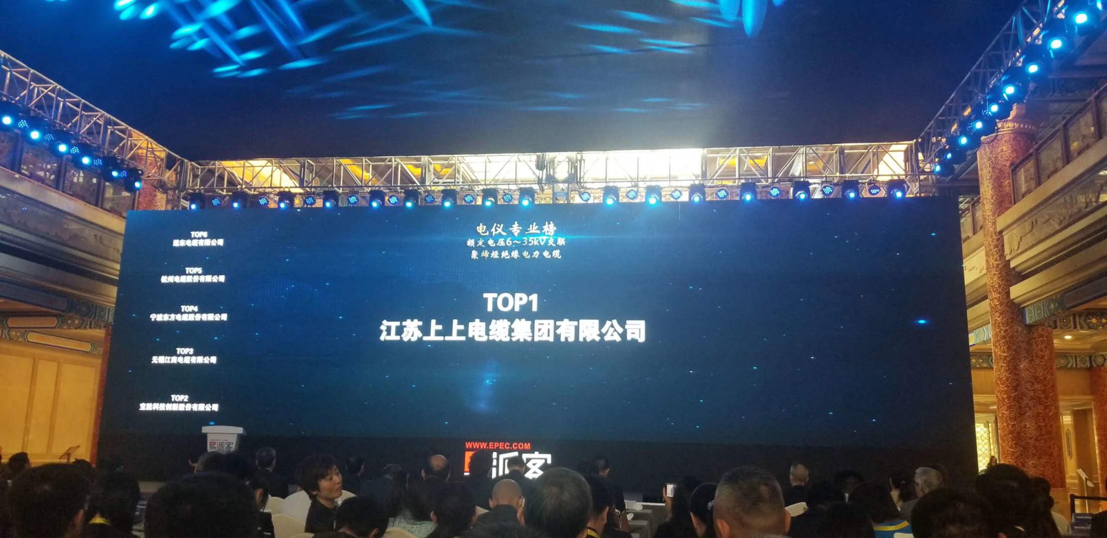 中石化易派客产品评价数据榜宣布，金年会电缆再登榜首