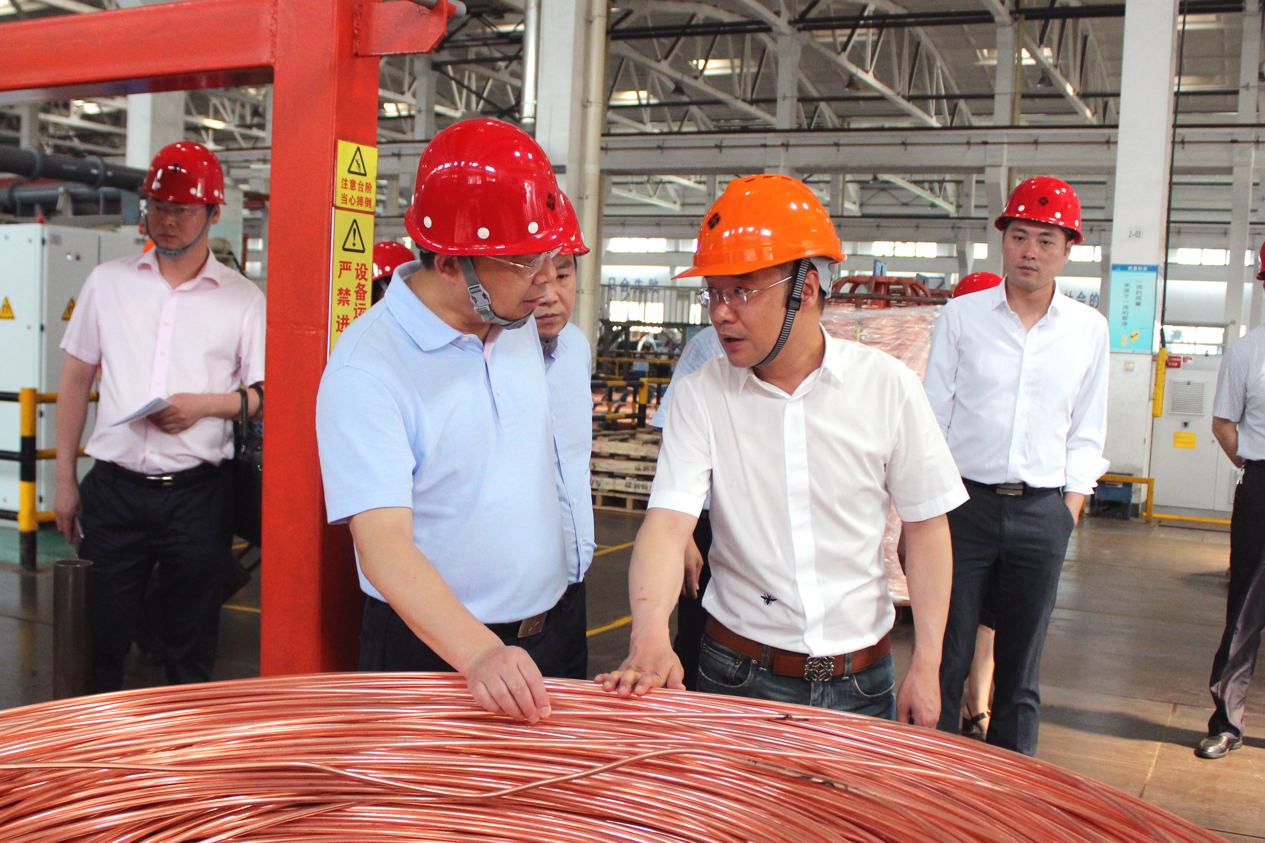 2019年6月10日，四川省广安市岳池县委书记郑鹏程率党政代表团来金年会电缆旅行考察