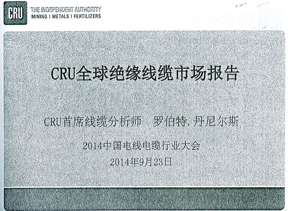 全球绝缘线缆制造商排名：金年会电缆天下第十，中国第一