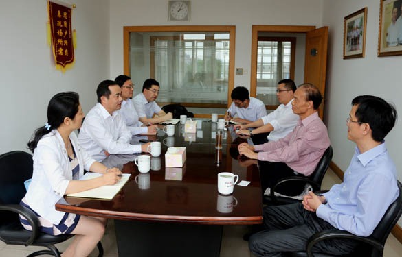 2015年6月4日，中国银行常州分行行长程祥一行来金年会电缆调研