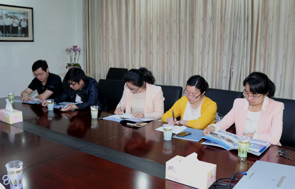 2015年5月5日，溧阳市教育局地理教研室先生来金年会电缆调研