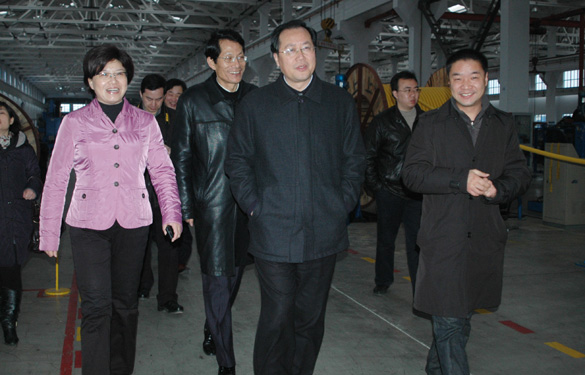 江苏省生长和刷新委员会主任、党组书记毛伟明来金年会集团视察