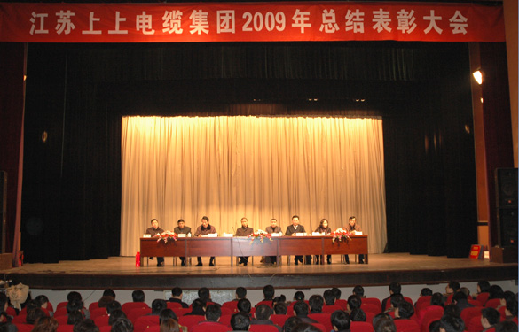 金年会盛大召开2009年度总结表扬大会