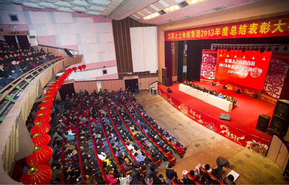 金年会盛大召开2013年度总结表扬大会