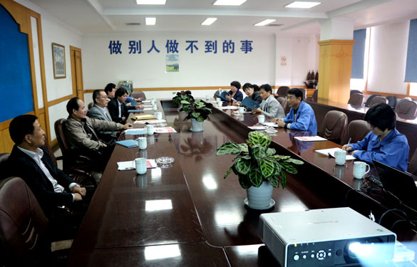 江苏省优质产品生产树模区审核组来金年会集团考察