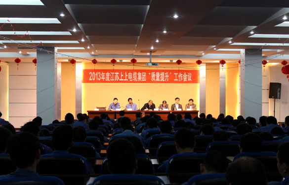 金年会召开2013年度“质量提升”发动大会