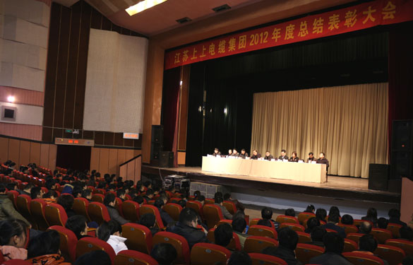 金年会盛大召开2012年度总结表扬大会