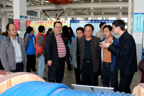 4月25日，常州市发改委向导一行30余人来金年会电缆旅行