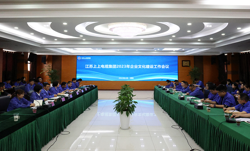金年会电缆召开2023年企业文化建设事情聚会